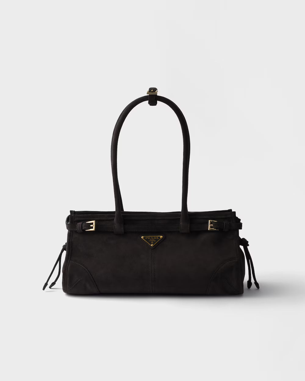 Prada Bonnie Medium Suede Handbag